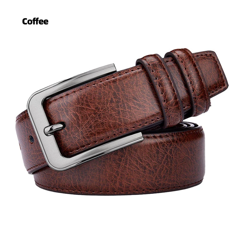 Durable Vintage Fashion Pin Buckle PU Belt - Image 10