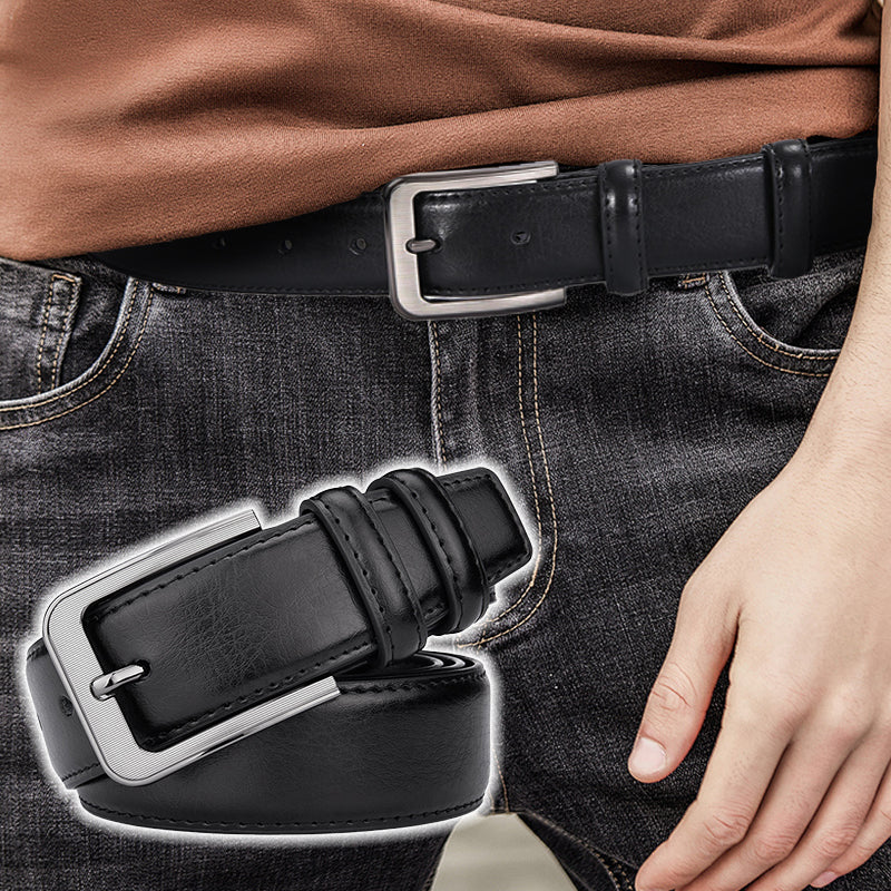 Durable Vintage Fashion Pin Buckle PU Belt - Image 7