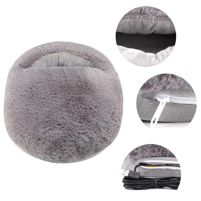 Electric Heated Plush Foot Warmer - Image 6