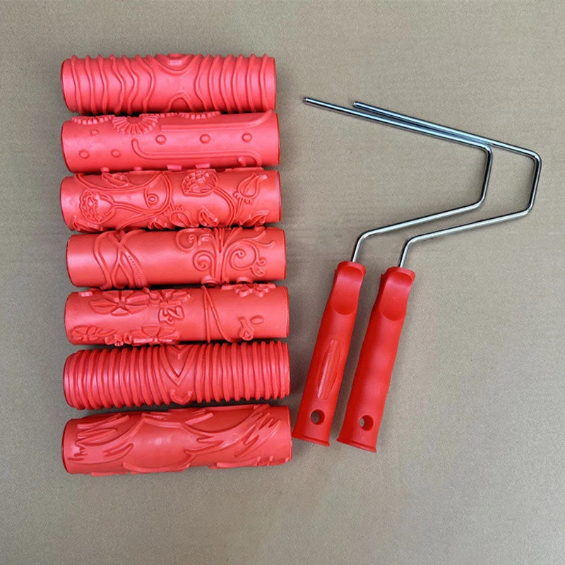 🔥2024 New Design🔥Embossing Texture Patterned Paint Roller for Wall Decoration - Image 2
