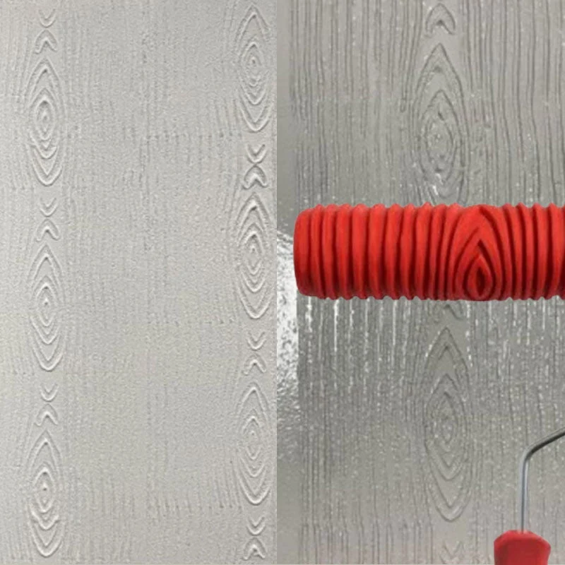 🔥2024 New Design🔥Embossing Texture Patterned Paint Roller for Wall Decoration - Image 5