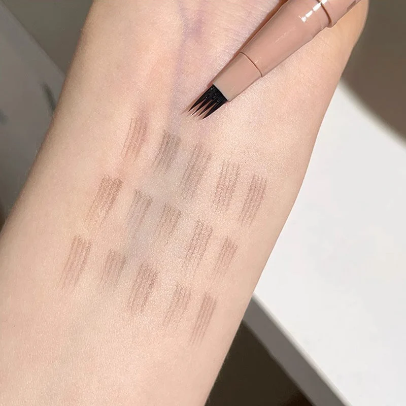 Waterproof, sweat-proof and non-smudging four-pronged eyebrow pencil - Image 4