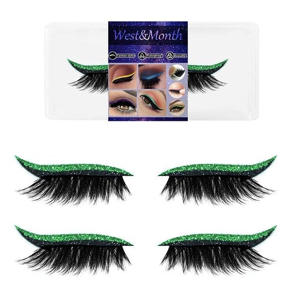 2023 New Reusable Eyeliner and Eyelash Stickers with Glitter - Image 17