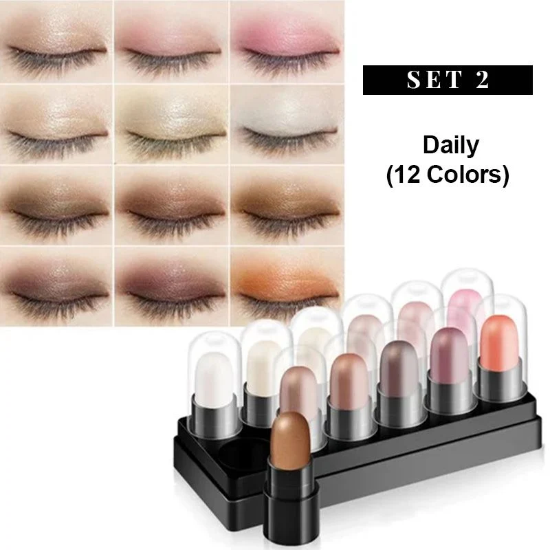 15 Color Highlighter Eyeshadow Pencil Waterproof Glitter Eye Shadow Eyeliner Pen - Image 12