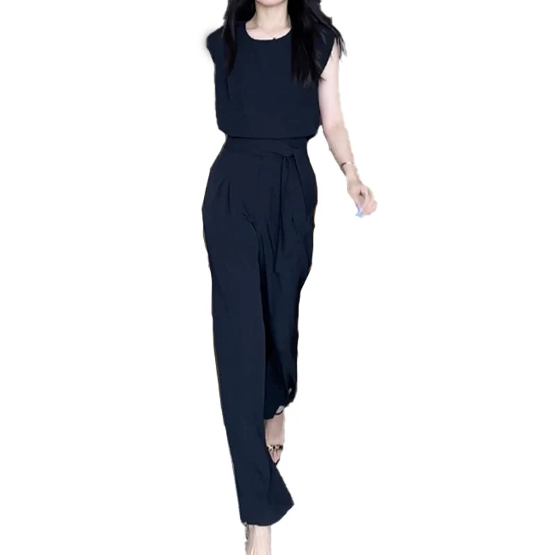 Fashion Sleeveless Wide-Legged Pants Set(Great Sale⛄BUY 2 Get 10% OFF + FREE SHIPPING) - Image 9