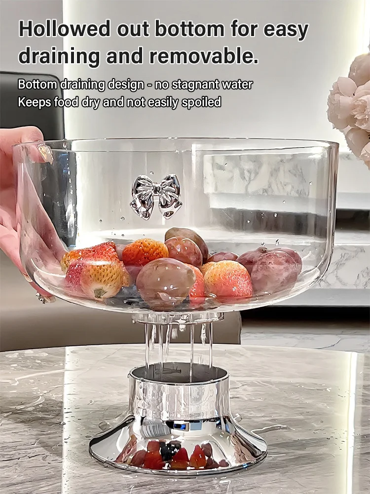 Light Luxury Tall Fruit Plate - Image 3