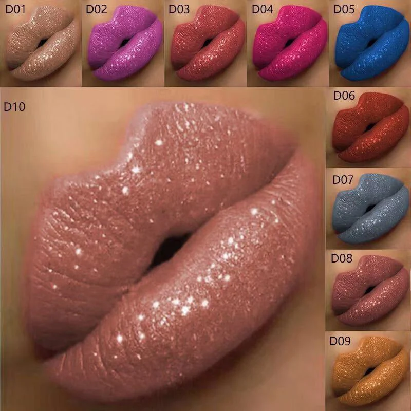 🔥NEW YEAR HOT SALE🔥Metallic Liquid Diamond Glitter Lipstick - Image 4