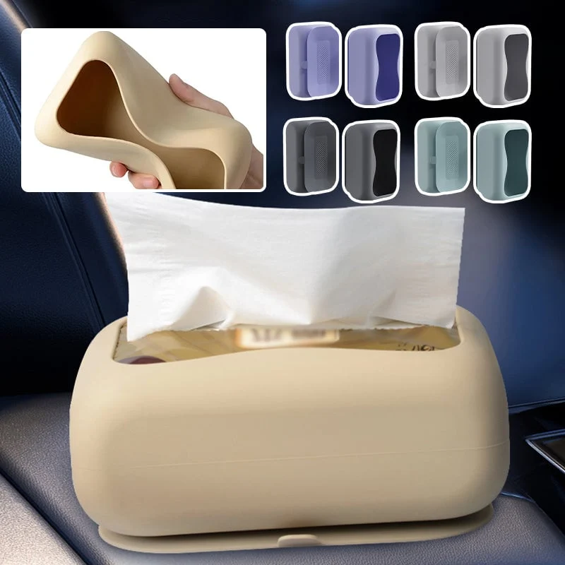 Household Silicone Suction Cup Tissue Box - Image 2