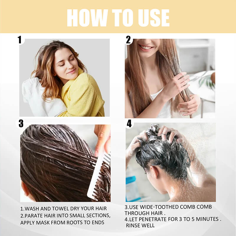 š„BUY 2 GET 1 FREE ( 3PCS) š„ShinyHair Instant Keratin Hair Repair Mask - Image 12