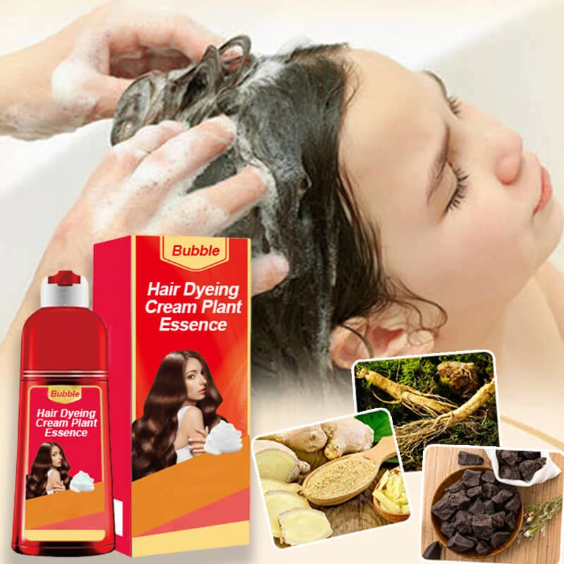 Bubble Hair Dyeing Cream Plant Essence - Image 3