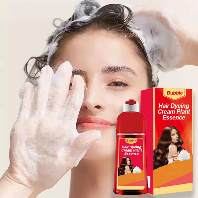 Bubble Hair Dyeing Cream Plant Essence - Image 5