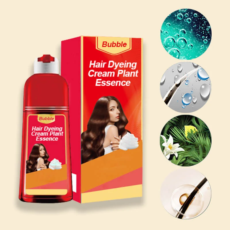 Bubble Hair Dyeing Cream Plant Essence - Image 6