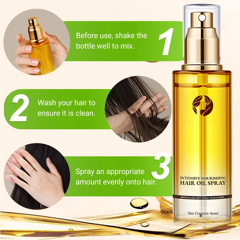 🎉Spring Hot Sale🎉Intensive Nourishing Hair Oil Spray - Image 8
