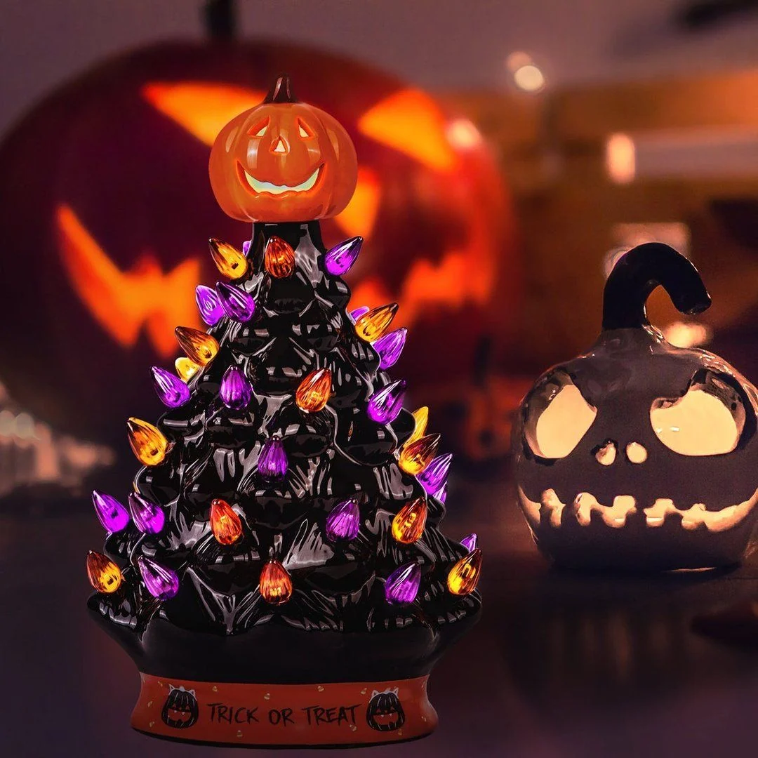 Halloween Colored lights Christmas Tree - Image 3