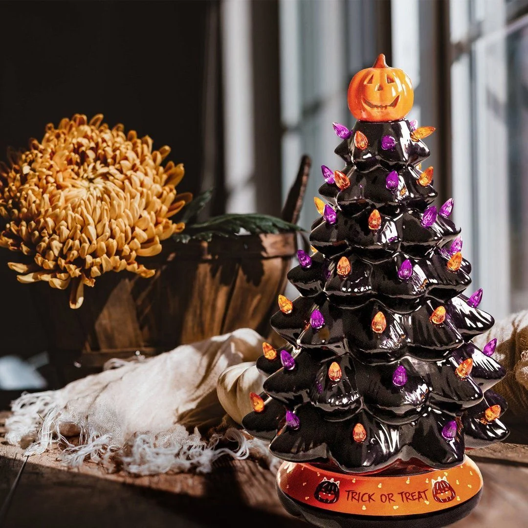 Halloween Colored lights Christmas Tree - Image 4