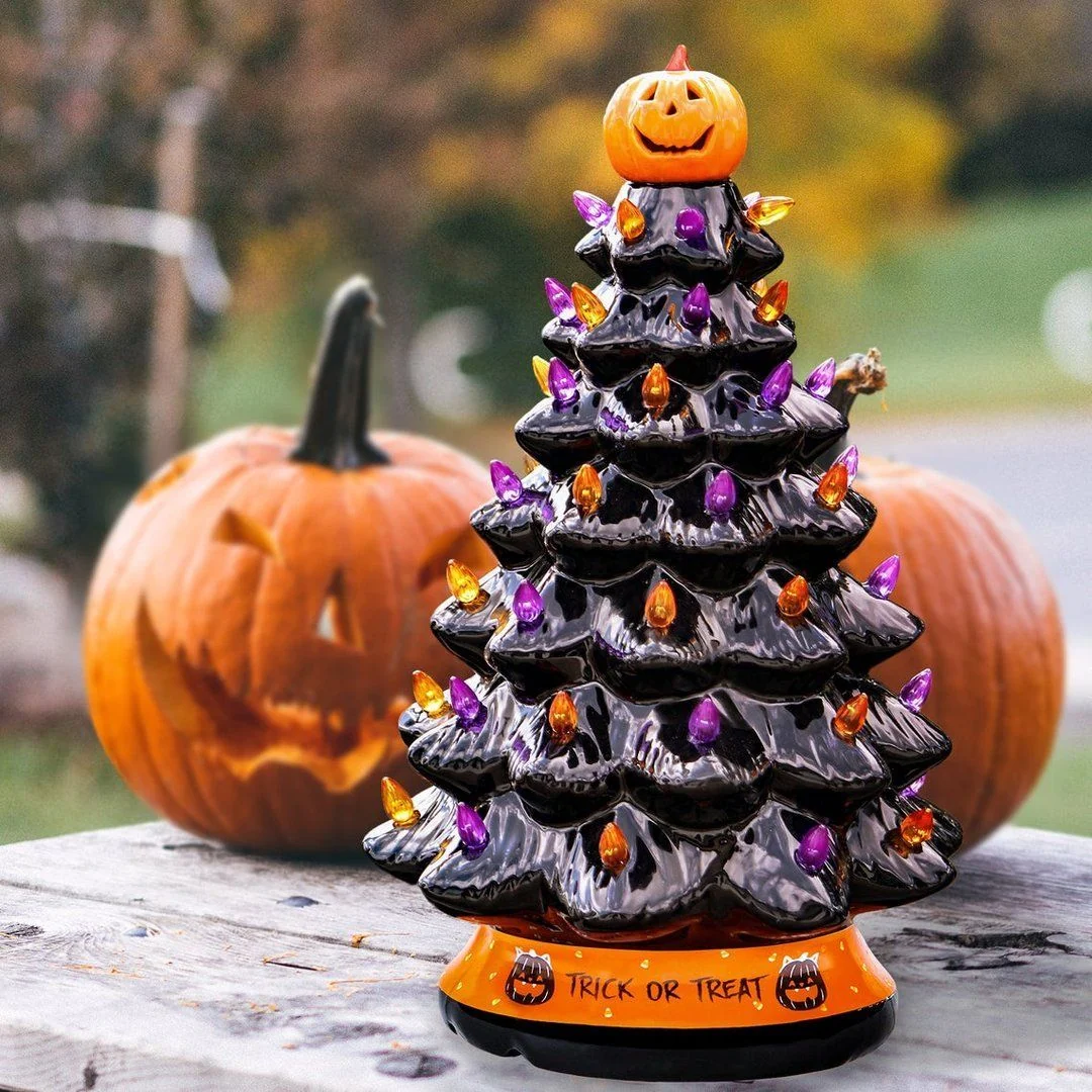 Halloween Colored lights Christmas Tree - Image 5