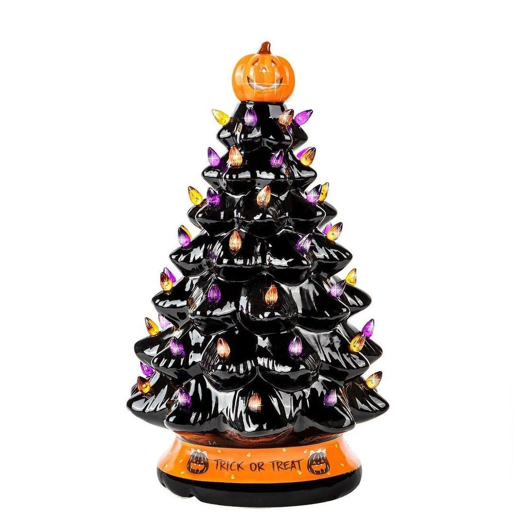 Halloween Colored lights Christmas Tree - Image 7