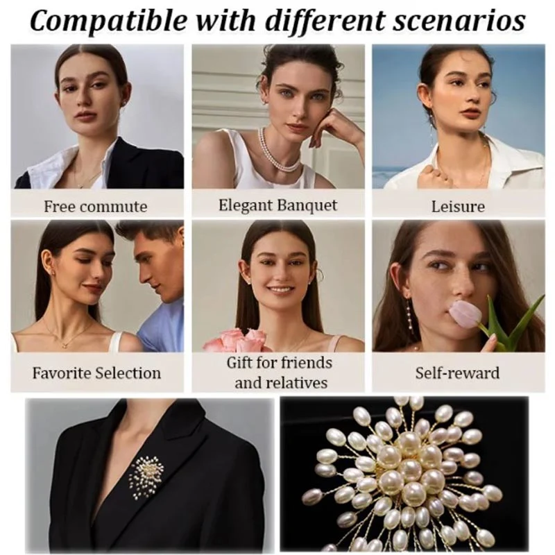 Elegance Redefined: The Pearl Brooch Every Classy Woman Needs! ✨ - Image 10