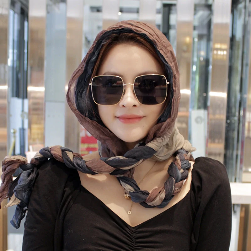 🌸Hot Sale 49% Off🌸Fried Dough Twists Braid Hat Scarf - Image 31
