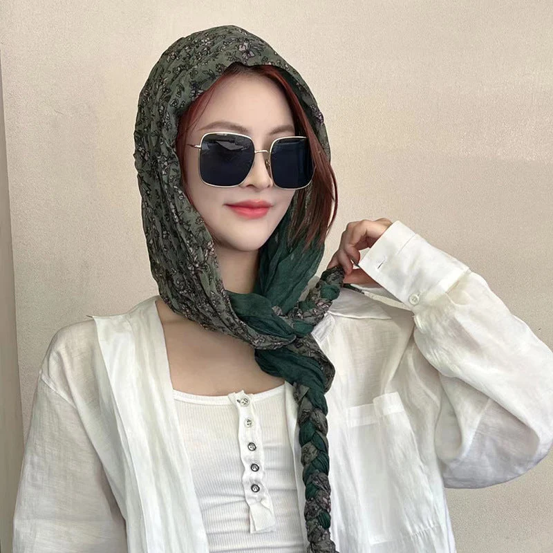 🌸Hot Sale 49% Off🌸Fried Dough Twists Braid Hat Scarf - Image 9