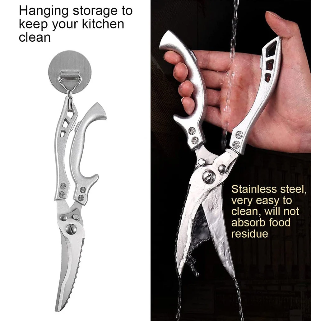 Heavy Duty Stainless Steel Bone-Cut Scissors - Image 6