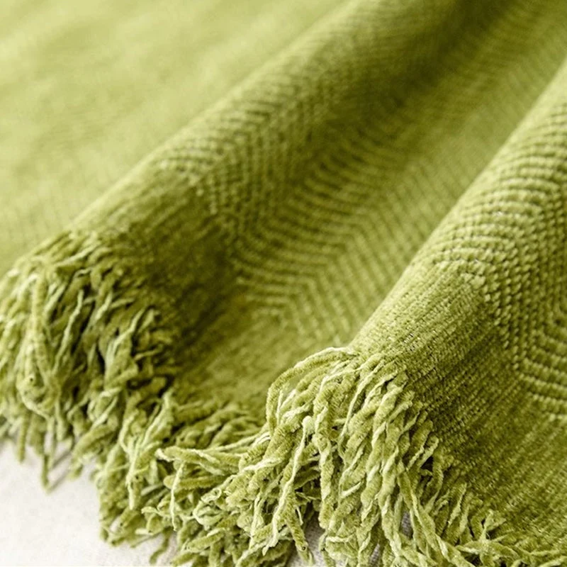 Herringbone Chenille Sofa Cover - Image 8