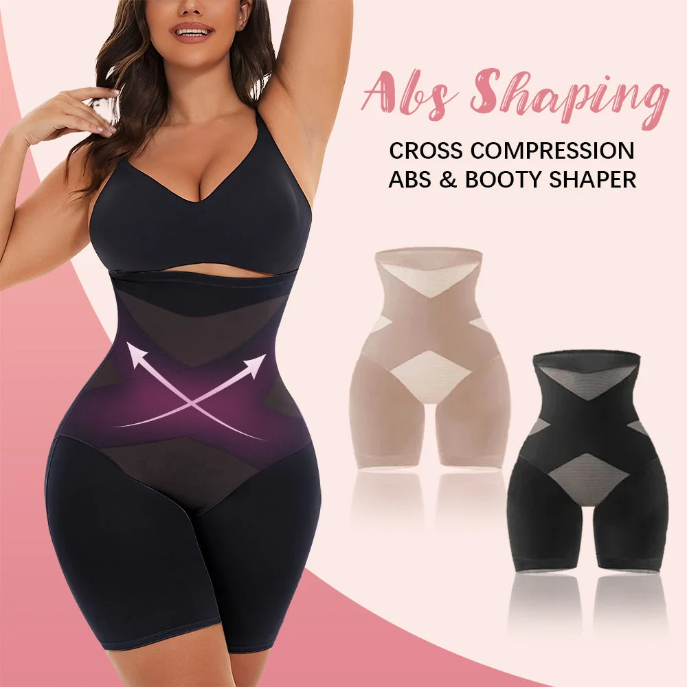 【2023 Upgrade】Cross Compression High Waisted Shaper - Image 15