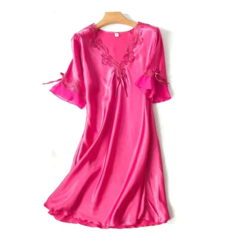 💥Limited Time Offer💥Fashion simple silk pajamas - Image 8