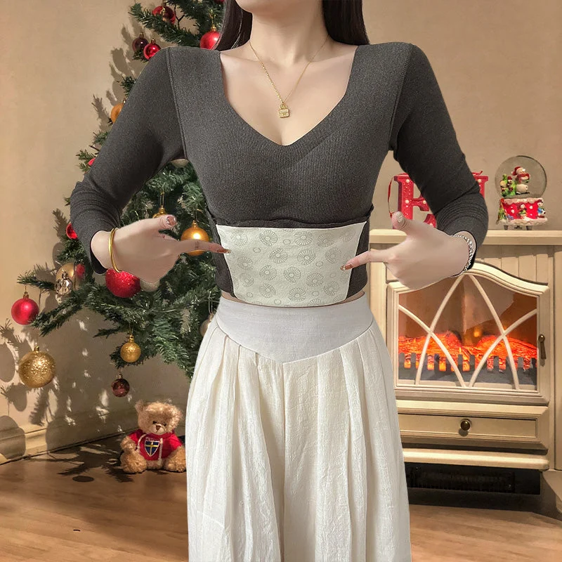 🥳2023 Brand New Fabric Women's Built-in Bra Thermal Underwear - Image 9