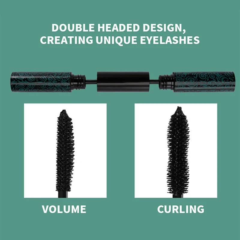 2-In-1 Waterproof Long Lasting Black Mascara - Image 6
