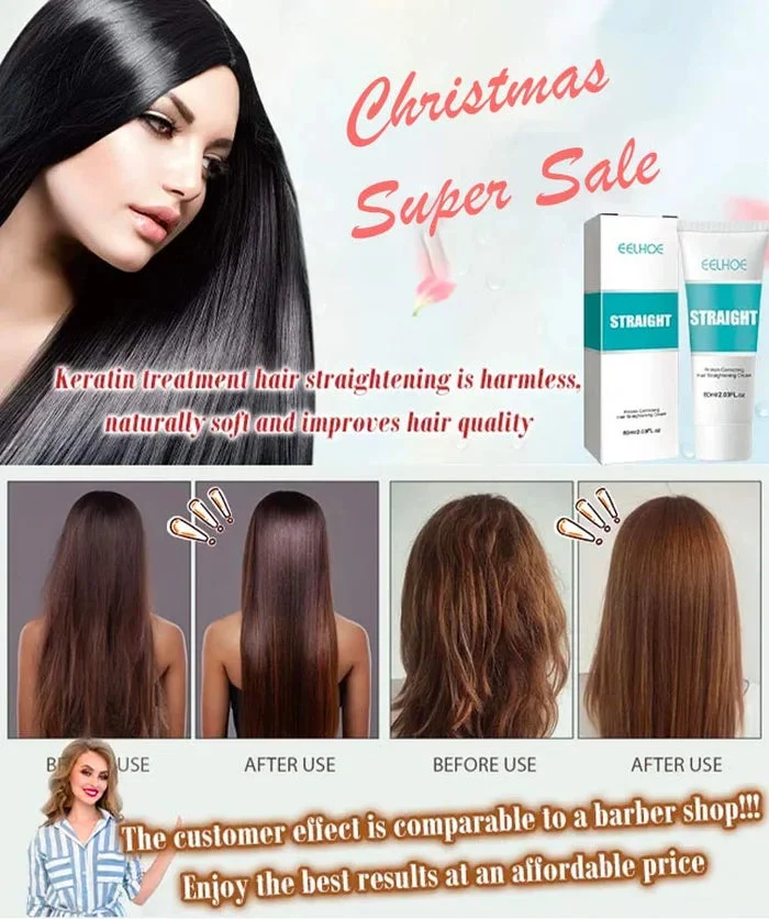 Save 45% on limited time purchase ✨ Silk and Keratin Treatment Hair Straightening Cream - Image 6