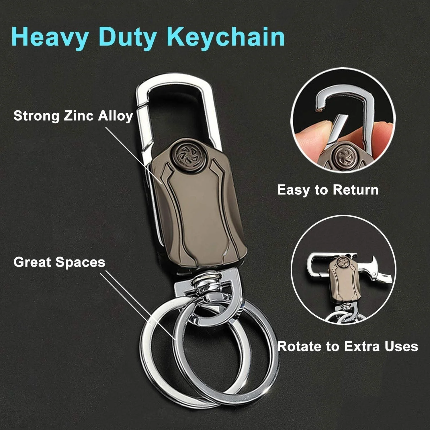 Multifunctional Keychain Corkscrew - Image 2