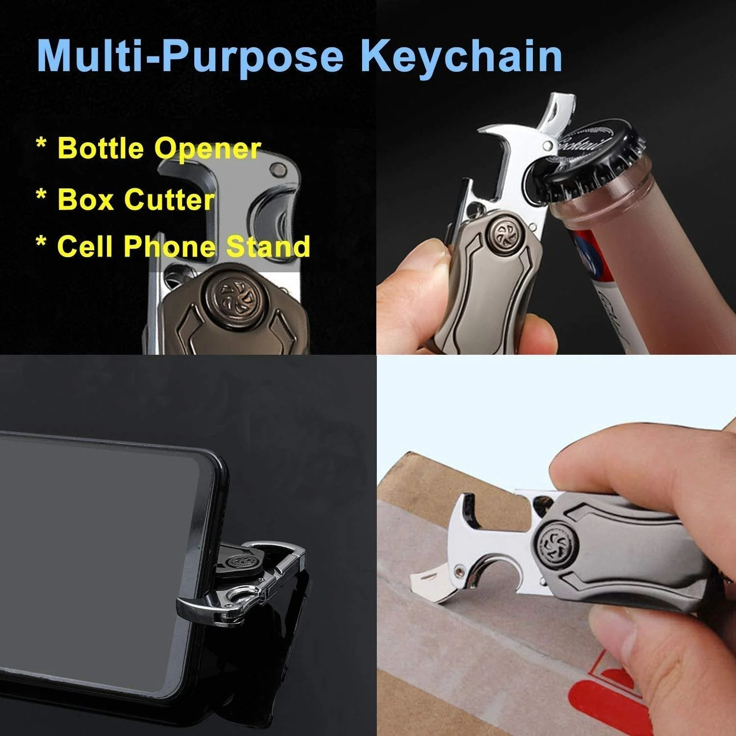 Multifunctional Keychain Corkscrew - Image 3