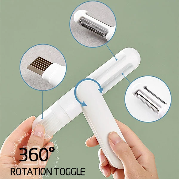 3 in 1 Multifunctional Rotary Paring Knife - Image 4