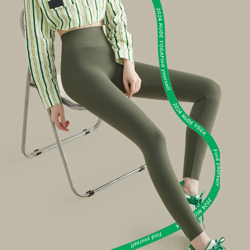 Leggings With Built-In Resistance Band - Image 8