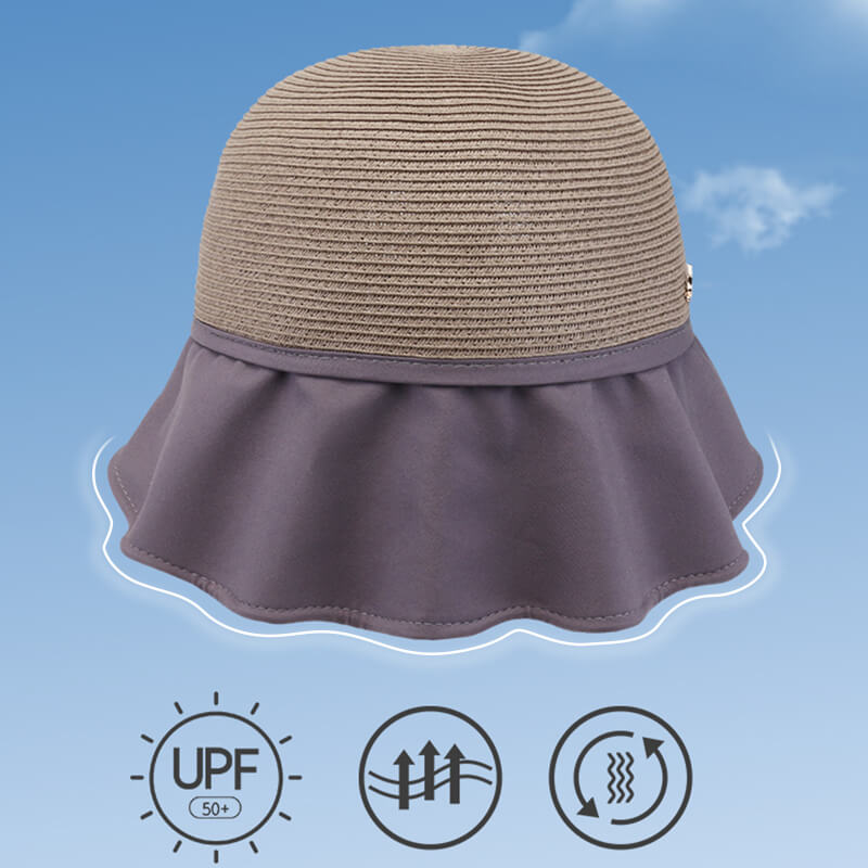 Hepburn style sunscreen cap in summer - Image 5