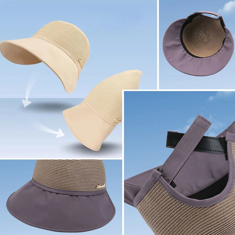 Hepburn style sunscreen cap in summer - Image 6