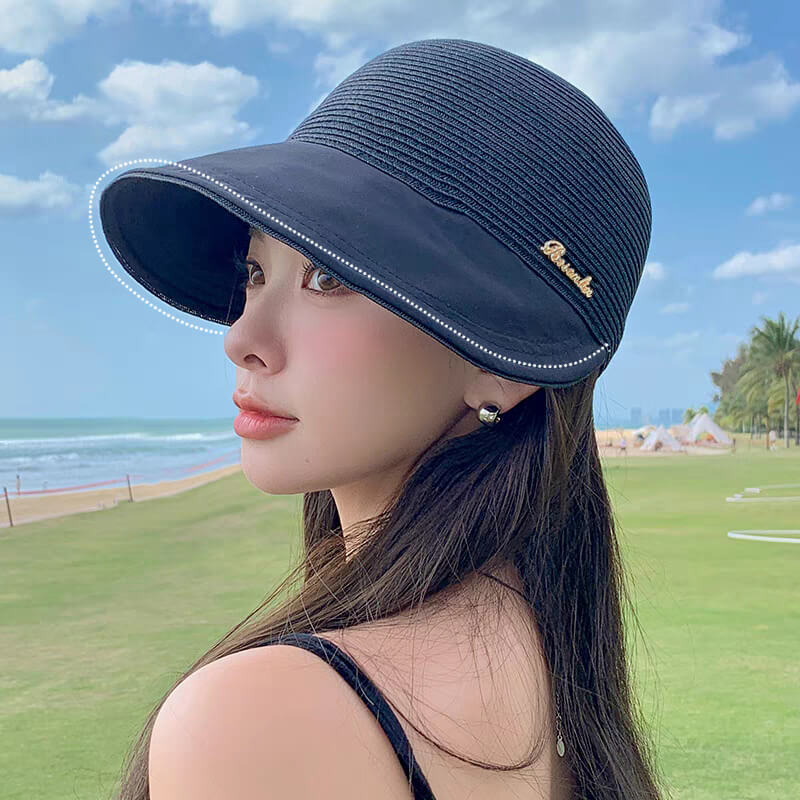 Hepburn style sunscreen cap in summer - Image 8