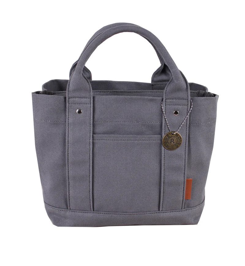 Large Capacity Multi-compartment Tote Canvas Bag - Image 11