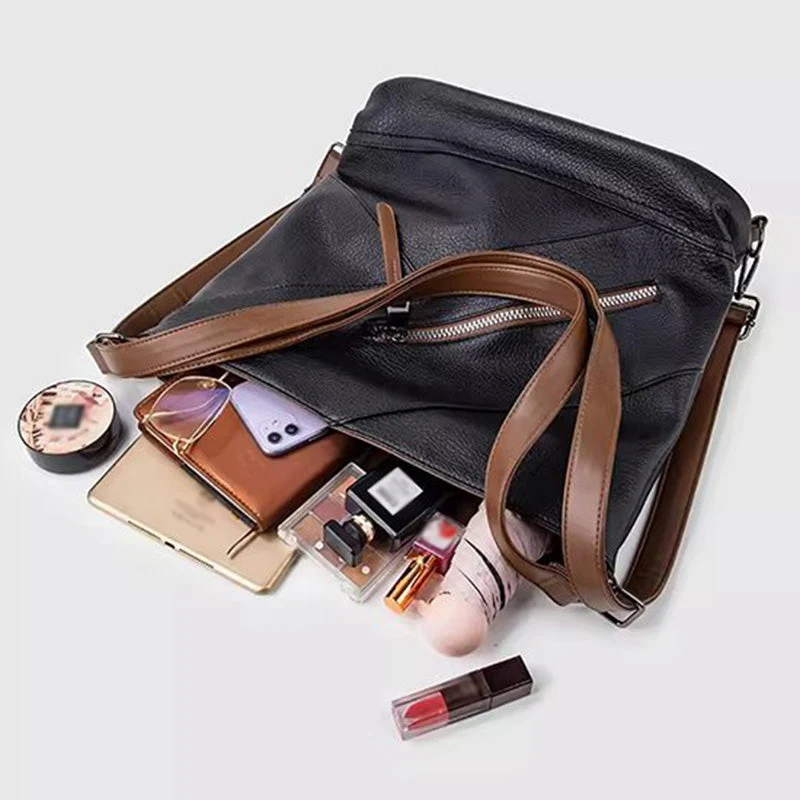 Large Capacity PU Leather Bucket Bag - Image 8
