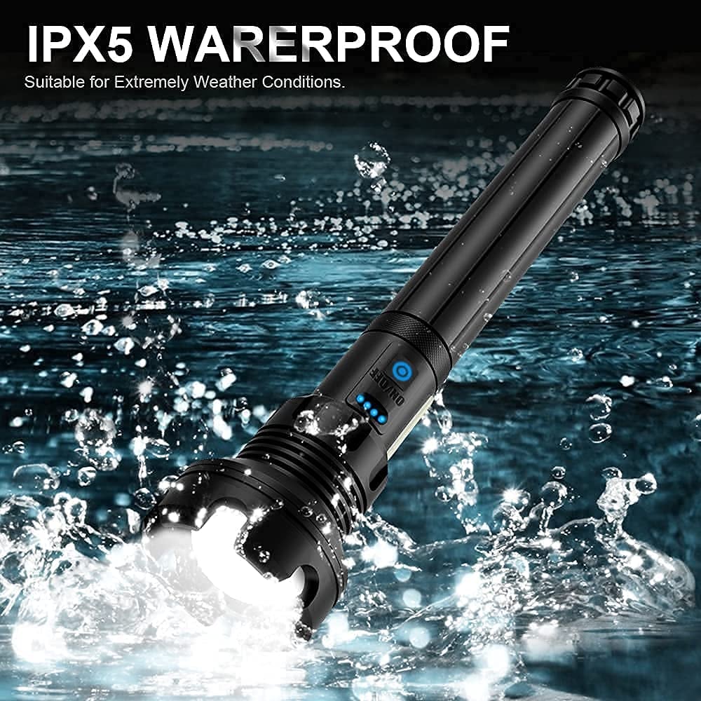 💥Limited Time Offer💥 LED Rechargeable Tactical Laser Flashlight 90000 High Lumens0 - Image 2