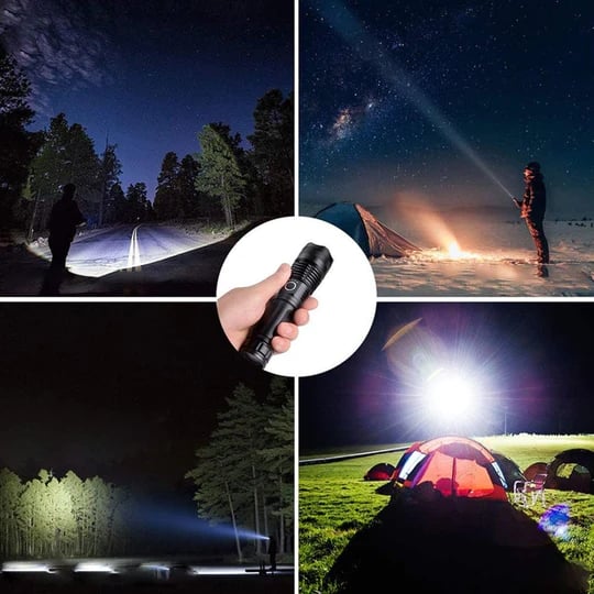 💥Limited Time Offer💥 LED Rechargeable Tactical Laser Flashlight 90000 High Lumens0 - Image 9