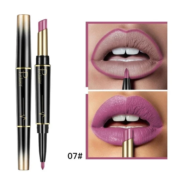16 Color Long Lasting Lipstick Lipstick + Lip Liner Combo - Image 9