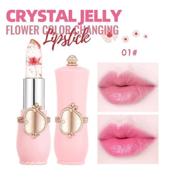 ✨BUY MORE SAVE MORE-Crystal Jelly Flower Color Changing Lipstick