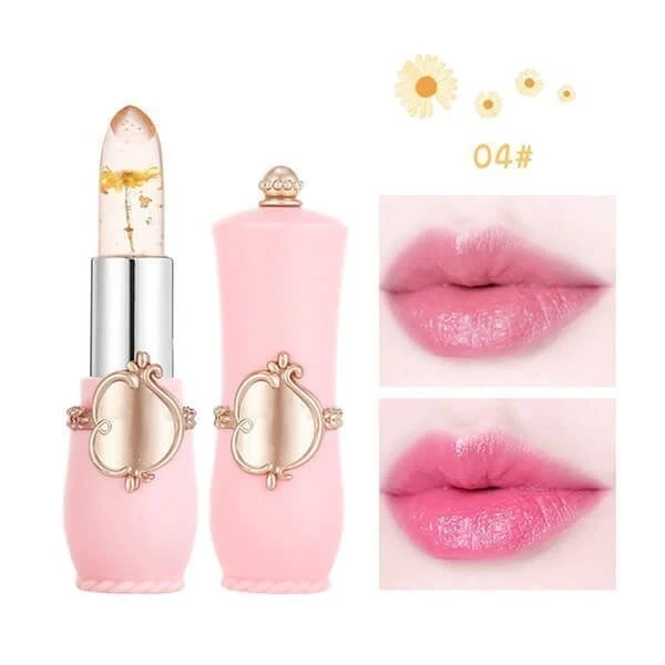 ✨BUY MORE SAVE MORE-Crystal Jelly Flower Color Changing Lipstick - Image 8