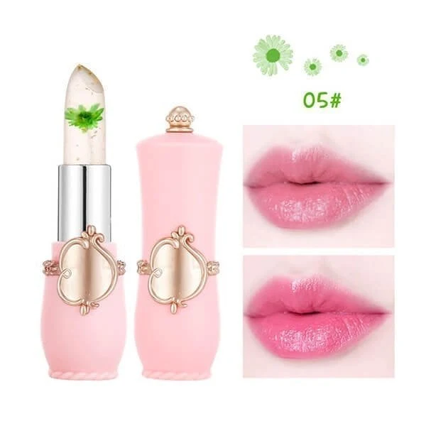 ✨BUY MORE SAVE MORE-Crystal Jelly Flower Color Changing Lipstick - Image 9