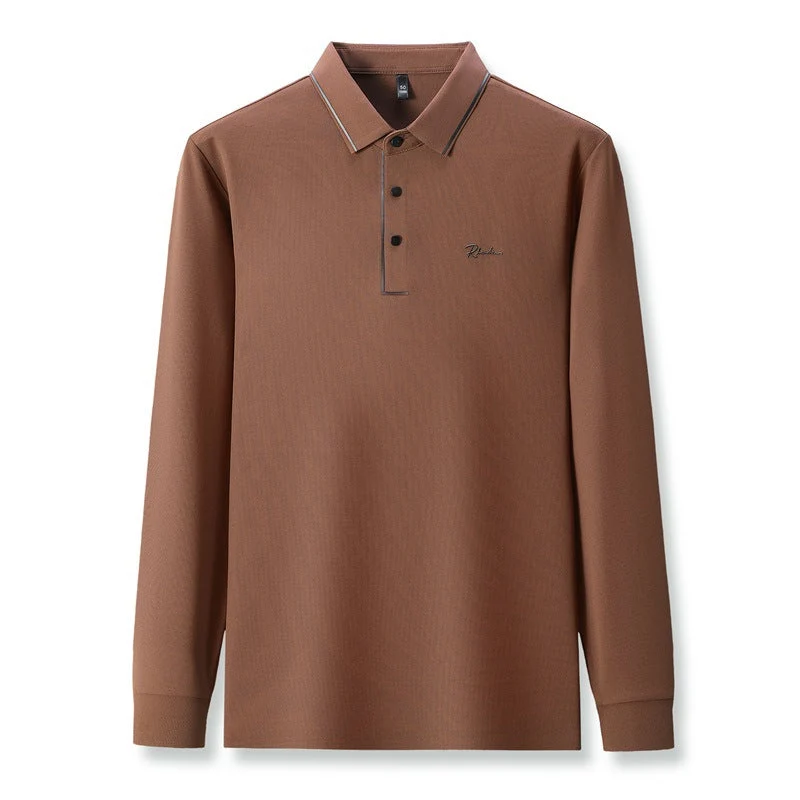Long Sleeved Shirt Men's Autuan Business Top - Image 9