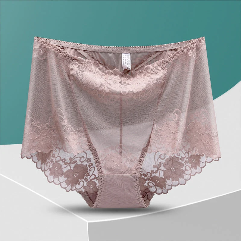 Women's Hand-Crocheted Lace High-Rise Boxer Briefs - Image 14