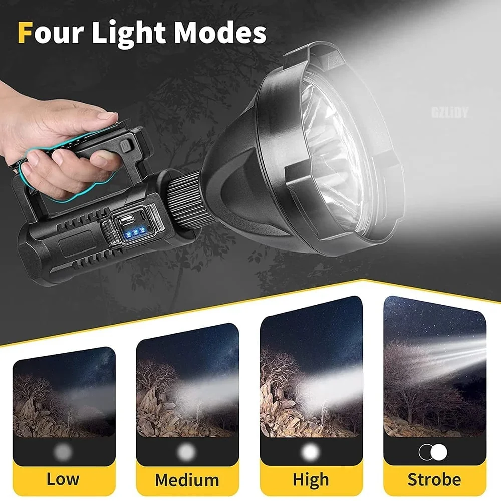💥Limited Time Offer💥Rechargeable Tactical Spotlight Flashlight 160000 High LUMENS - Image 13