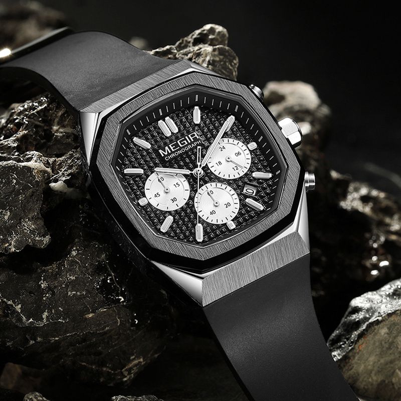 Multi-functional Luminous Octagon Dial Quartz Sport Watch(Great Sale⛄BUY 2 Get 10% OFF) - Image 4